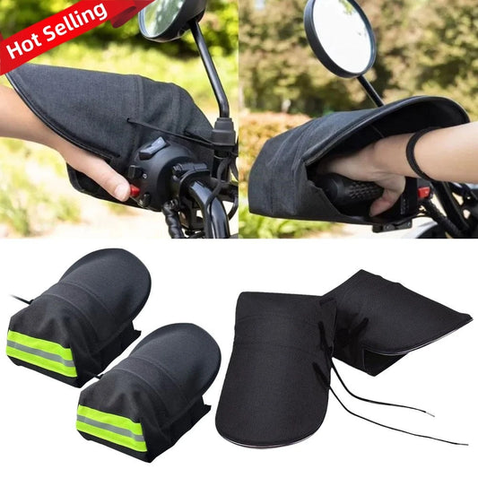 1 Pair Motorcycles Handlebar Gloves Waterproof Windproof Sun Protection Gloves For Most Motorbikes Scooters ATVs Snowmobile