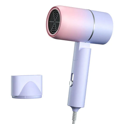 Folding Hairdryer With Carrying Bag Hot Air Anion Hair Care For Home MIni Travel Hair Dryer Blow Drier Portable Hair Brush Dryer