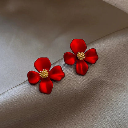 Korean Style Cute Flower Earrings - 2019 New Fashion Sweet Earrings, Wholesale Colorful Jewelry