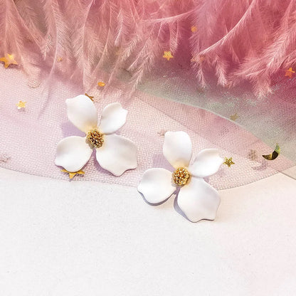 Korean Style Cute Flower Earrings - 2019 New Fashion Sweet Earrings, Wholesale Colorful Jewelry