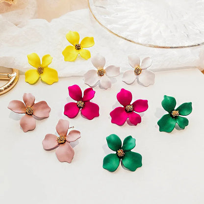 Korean Style Cute Flower Earrings - 2019 New Fashion Sweet Earrings, Wholesale Colorful Jewelry