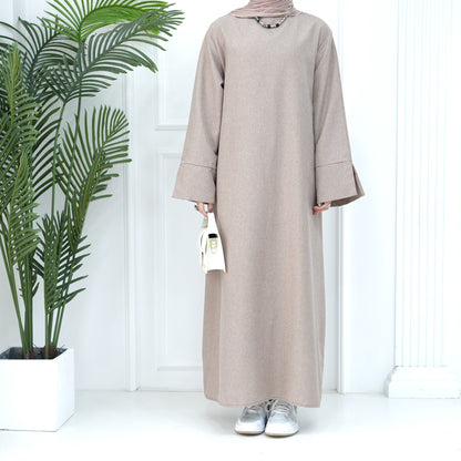 New Dubai Abaya for Muslim Women Eid Ramadan Modest Dress Türkiye Loose Large Elegant Dress Gown Female Islam Clothing