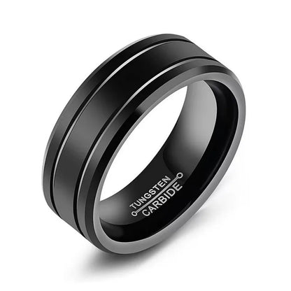 Fashion Black Stainless Steel Ring For Men Punk Vintage Male Ring Jewelry Fashion Men's Big Ring Wholesale