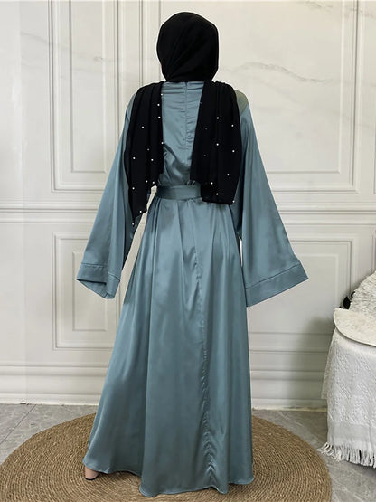 Modest Abaya Ramadan Musulman De Mode Maxi Robe Turkey Kaftan Islamic Clothing Muslim For Women Hijab Dress Caftan Vestidos