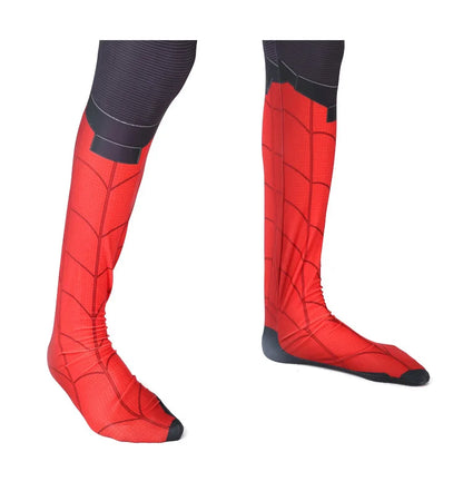 High Quality Superhero Spidermans Costume Bodysuit For Kids Adult Spandex Zentai Halloween Party Cosplay Jumpsuit 3D Style