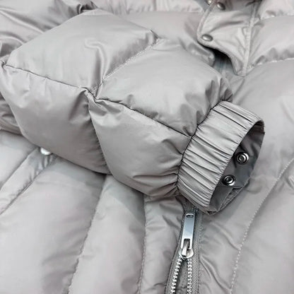 Winter Hooded Down Jacket Thickened