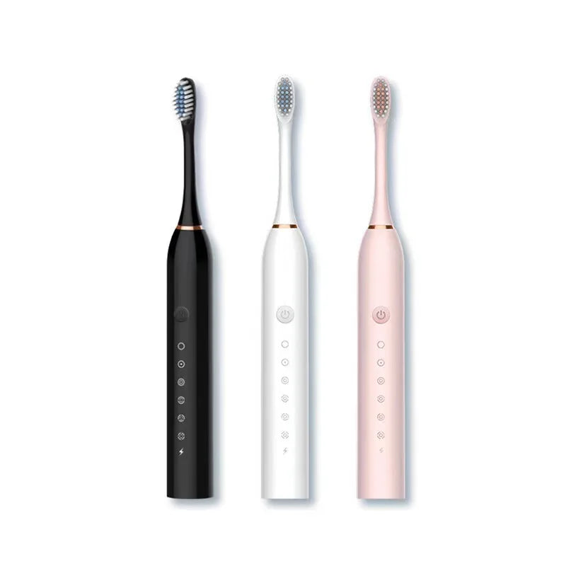 Sonic Electric Toothbrush for Adults IPX7 Waterproof DuPont Brush Head USB Rechargeable High Frequency Cleaning 6 Cleaning Modes