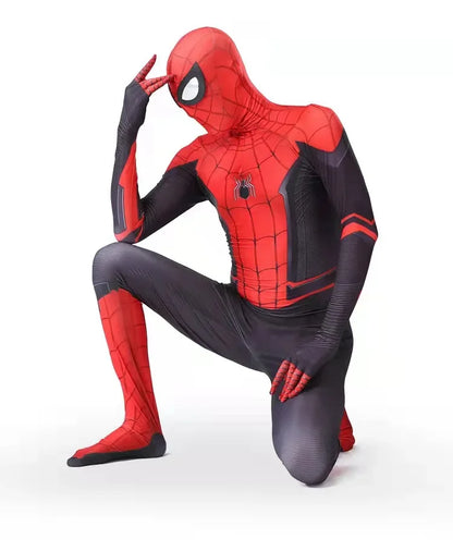 High Quality Superhero Spidermans Costume Bodysuit For Adult Spandex Zentai Halloween Party Cosplay Jumpsuit 3D Style