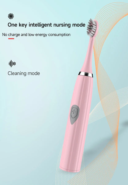 Electric Toothbrush for Adults Soft DuPont Bristle Portable Battery Endurance IPX6 Waterproof Intelligent Effective Oral Care