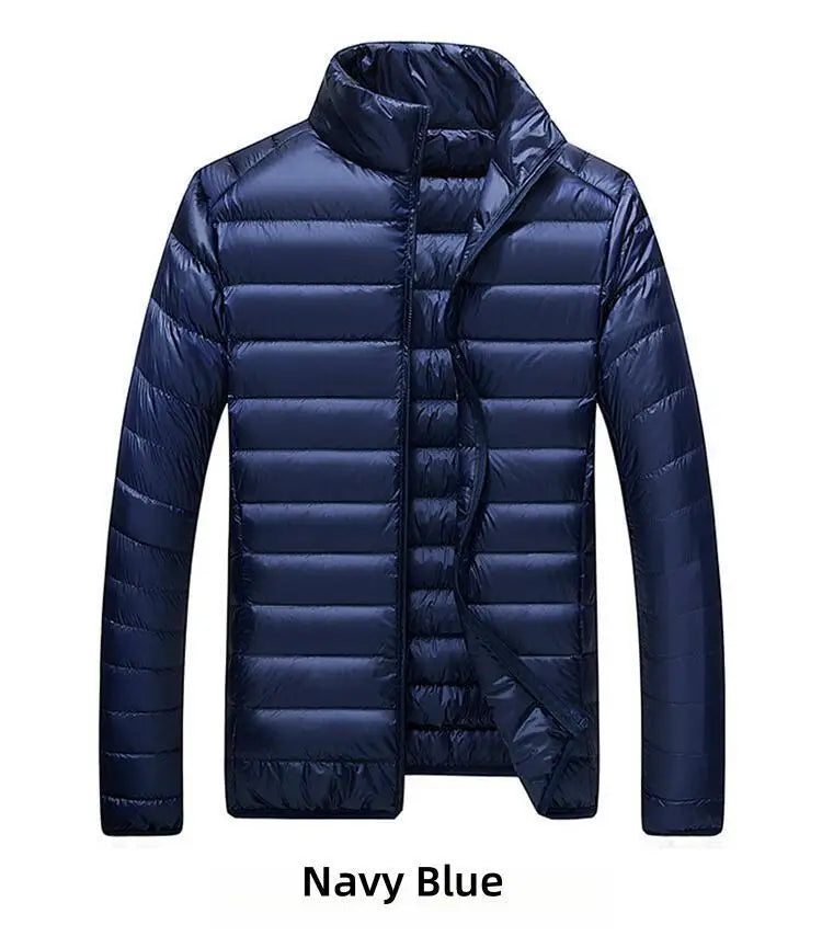 Autumn Winter New Ultra Light White Duck Down Jacket Men Waterproof Casual Outdoor Portable Lightweight Male Padded Coats