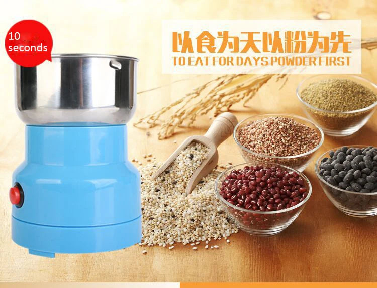 NEW Electric Herbs Spices Nuts Grains Coffee Bean Grinder Mill Grinding DIY Tool Home Medicine Flour Powder Crusher