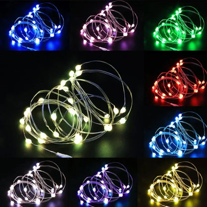 5/10/20M USB LED String Lights Copper Silver Wire Garland Light Waterproof Fairy Lights For Christmas Wedding Party Decoration