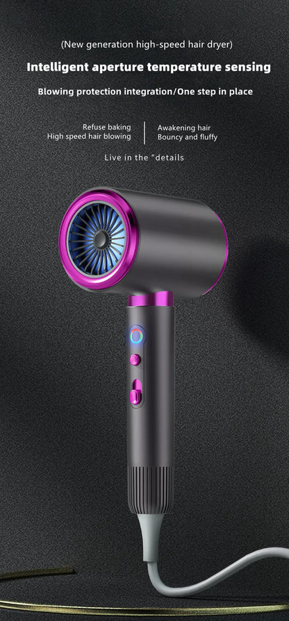 Manufacturer's Direct Selling High-Speed Hair Dryer 2400w High-Power Negative Ion Blue Light Hair Care Home Hair Salon Hair Drye