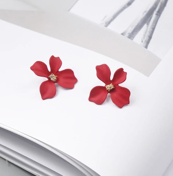 Korean Style Cute Flower Earrings - 2019 New Fashion Sweet Earrings, Wholesale Colorful Jewelry