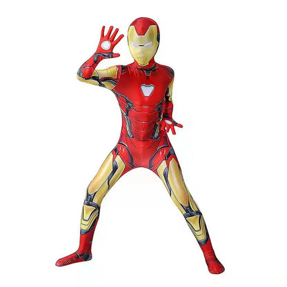 High Quality Superhero Spidermans Costume Bodysuit For Kids Adult Spandex Zentai Halloween Party Cosplay Jumpsuit 3D Style