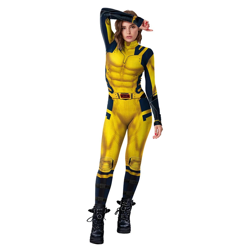 Superhero Wolverine Deadpool Cosplay Jumpsuit Wolverine Cosplay Costume Men Women Halloween Zenti James Howlett Party Bodysuit