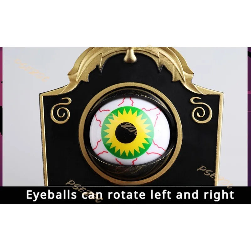 Halloween One Eyed Doorbell Decoration LED Electric Light Emitting Sound Eyeball Doorbell Bar Secret Room Prank Props