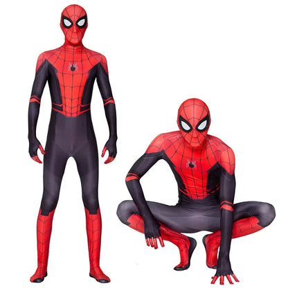 High Quality Superhero Spidermans Costume Bodysuit For Adult Spandex Zentai Halloween Party Cosplay Jumpsuit 3D Style