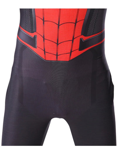 High Quality Superhero Spidermans Costume Bodysuit For Kids Adult Spandex Zentai Halloween Party Cosplay Jumpsuit 3D Style