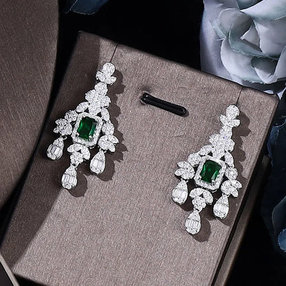 4-Piece Zirconia Jewelry Set - Full Jewelry Set, Nigeria CZ Crystal