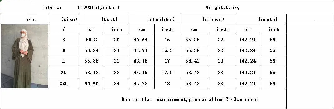 Women Muslim Modest Closed Pleated Dresses Long Sleeve Abaya Kaftan Basic Islamic Eid Clothes Dress Musulmane Femme Vestidos New