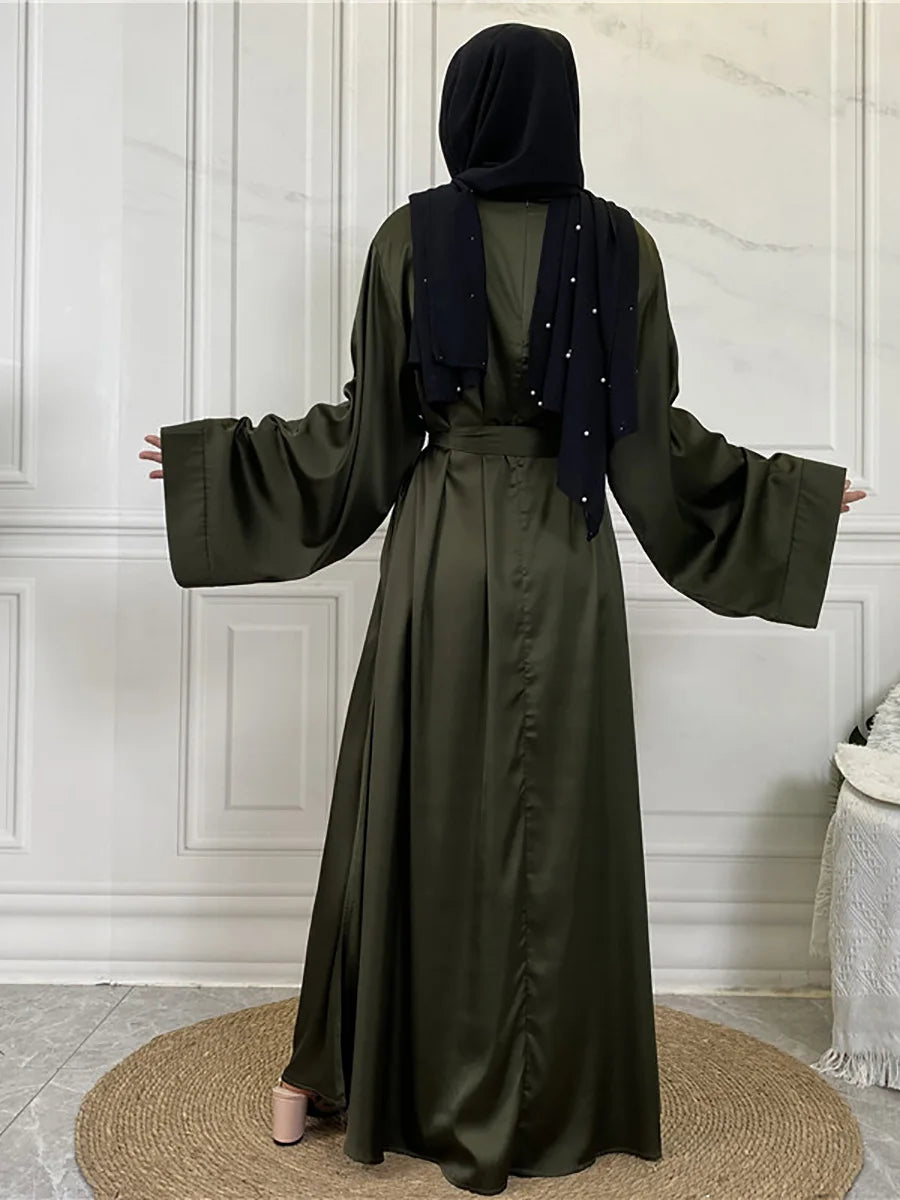 Modest Abaya Ramadan Musulman De Mode Maxi Robe Turkey Kaftan Islamic Clothing Muslim For Women Hijab Dress Caftan Vestidos