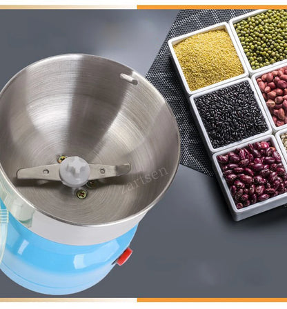 NEW Electric Herbs Spices Nuts Grains Coffee Bean Grinder Mill Grinding DIY Tool Home Medicine Flour Powder Crusher