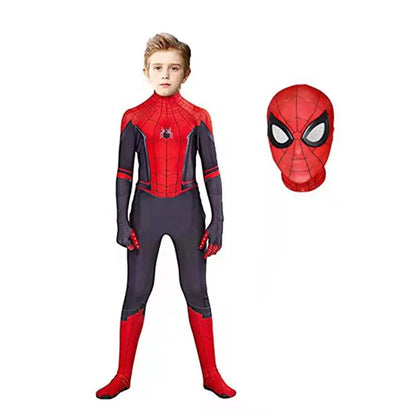 High Quality Superhero Spidermans Costume Bodysuit For Kids Adult Spandex Zentai Halloween Party Cosplay Jumpsuit 3D Style