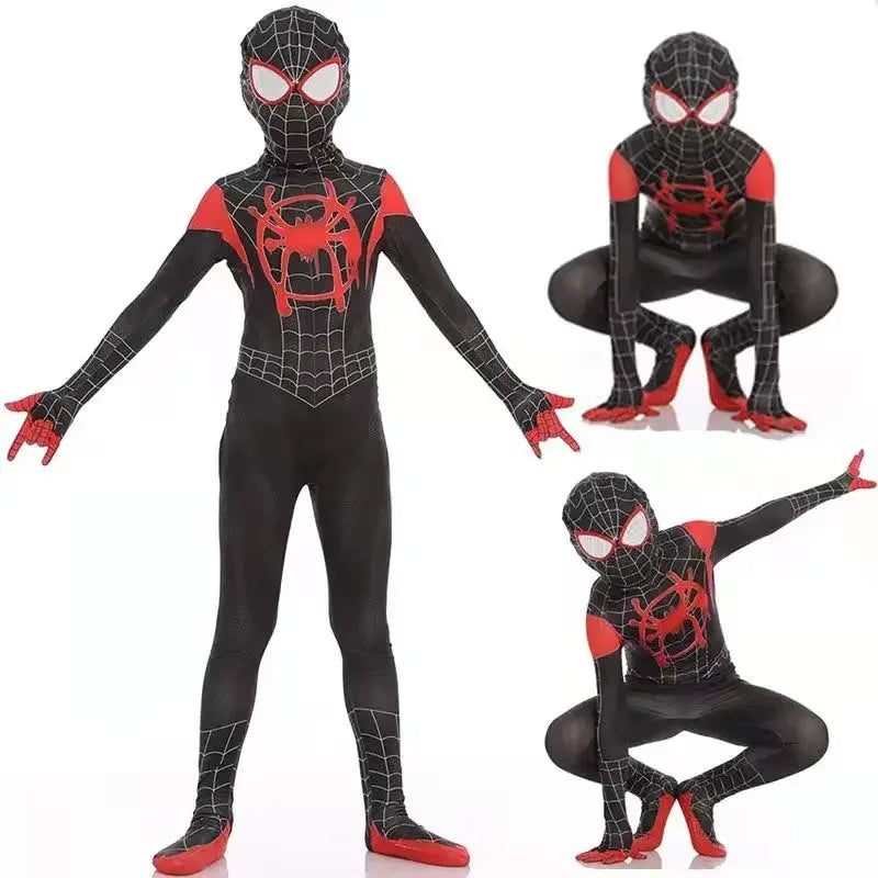 High Quality Superhero Spidermans Costume Bodysuit For Adult Spandex Zentai Halloween Party Cosplay Jumpsuit 3D Style