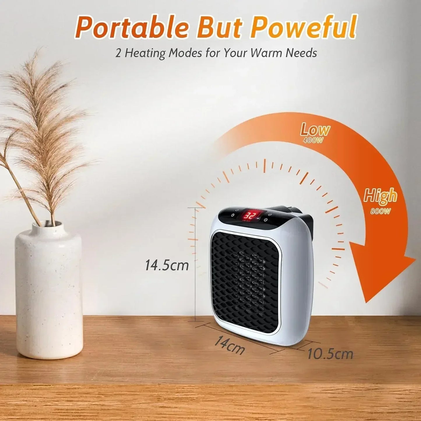 Portable Electric Heater EU Small Solar Energy Saving Fast Heating Bedroom Heater Home Use Warming Device Compact Size