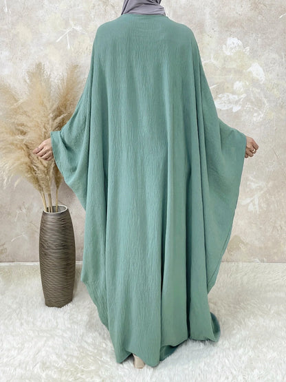 Butterfly Batwing Abaya Without Hijab Dubai Luxury Turkey  Islan Muslim Kaftan Modesty Dress