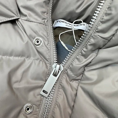 Winter Hooded Down Jacket Thickened