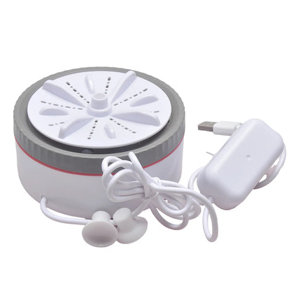 Mini Washing Machine Portable USB Rotating Turbo Fruit Ultrasonic Dishwasher For Clothes Home Kitchen Travel Remote Control