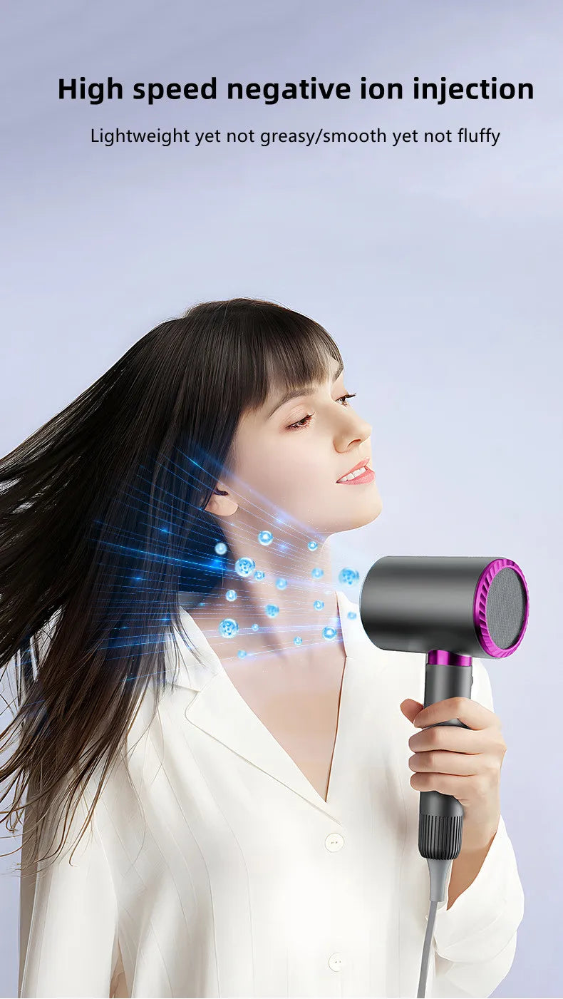 Manufacturer's Direct Selling High-Speed Hair Dryer 2400w High-Power Negative Ion Blue Light Hair Care Home Hair Salon Hair Drye