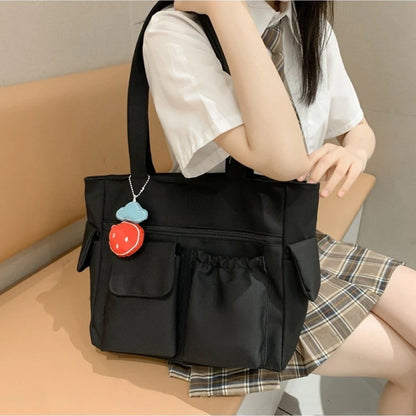 Bag Women Messenger Bag Preppy Student Book Bag Nylon Shoulder Bag Commuter Handbag Women