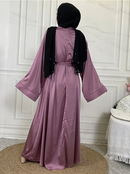 Modest Abaya Ramadan Musulman De Mode Maxi Robe Turkey Kaftan Islamic Clothing Muslim For Women Hijab Dress Caftan Vestidos