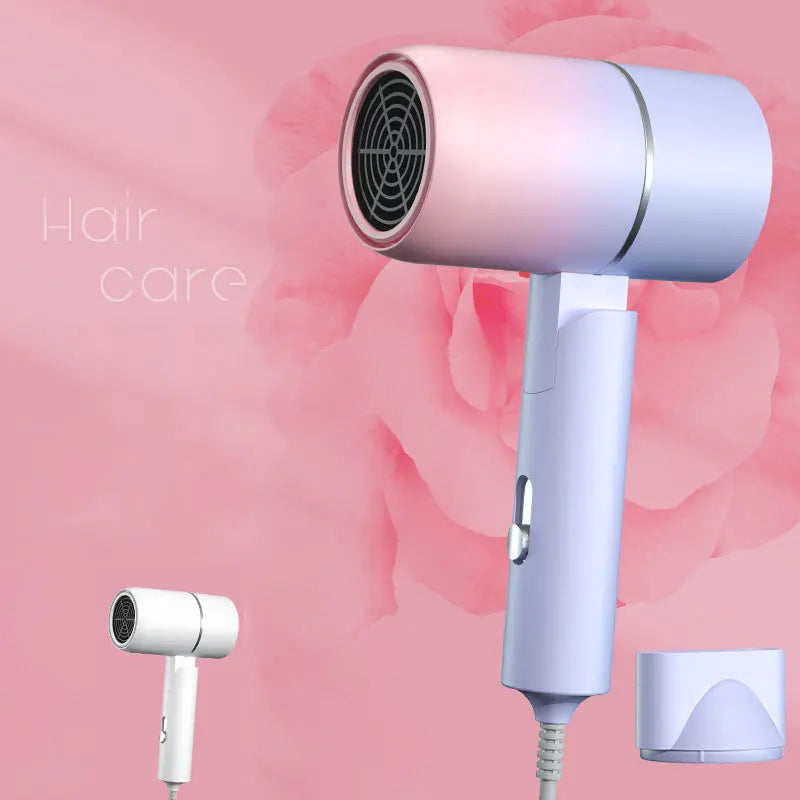 Folding Hairdryer With Carrying Bag Hot Air Anion Hair Care For Home MIni Travel Hair Dryer Blow Drier Portable Hair Brush Dryer