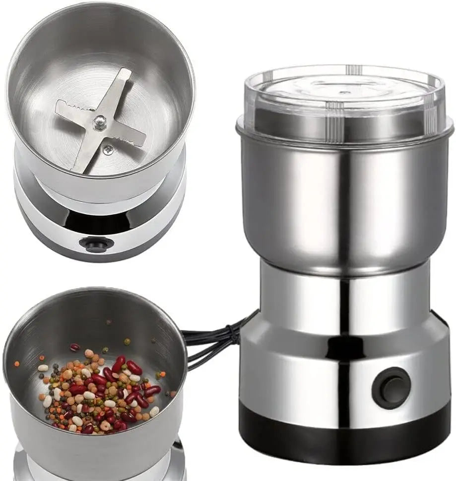 Multipurpose Electric Coffee Bean Grinding Tool Stainless Steel Milling Machine for Seeds Spices Herbs Nuts Coffee Grinder