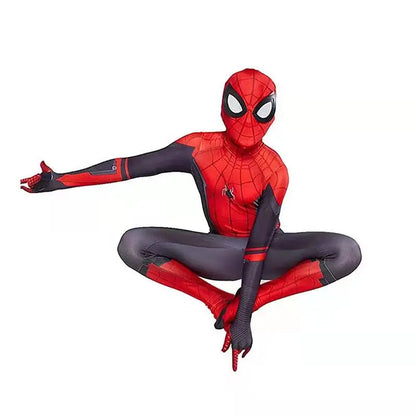 High Quality Superhero Spidermans Costume Bodysuit For Kids Adult Spandex Zentai Halloween Party Cosplay Jumpsuit 3D Style