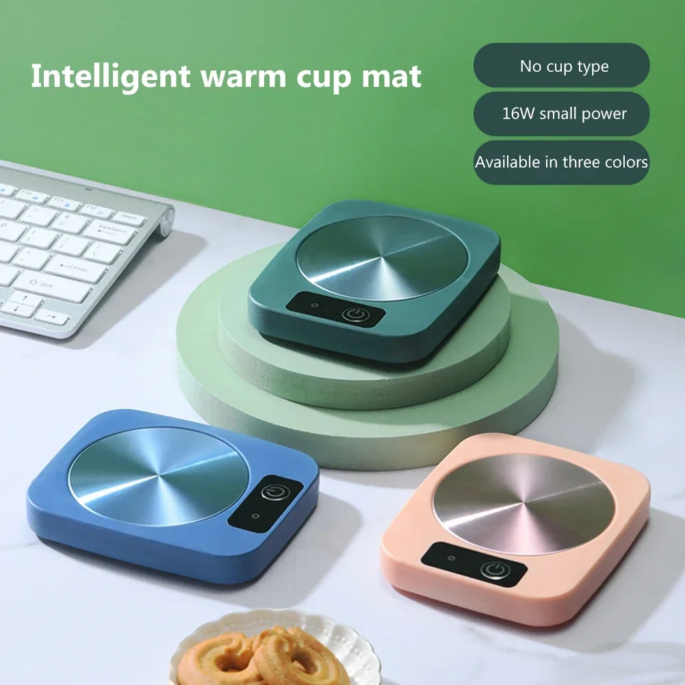 Mug Heater Coffee Mug Cup Warmer Milk Tea Water Heating Pad Cup Heater Warm Mat Constant Temperature Coaster 110/220V EU US Plug