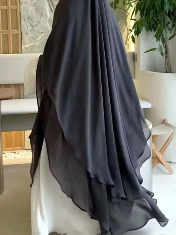 Ramadan Khimar Abaya Saudi Arabia Turkey Islam Muslim Hijab Dress Prayer Clothes Abayas For Women Kebaya Robe Femme Musulmane