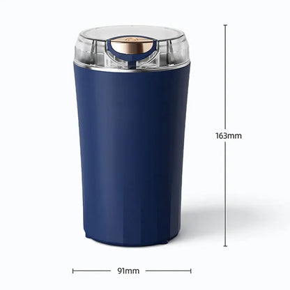 New Portable Coffee Grinder Household Small Grain Grinder 8 Knife Stainless Steel Nut Bean Grain Grinding Mixer