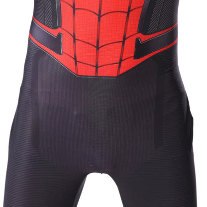 High Quality Superhero Spidermans Costume Bodysuit For Kids Adult Spandex Zentai Halloween Party Cosplay Jumpsuit 3D Style