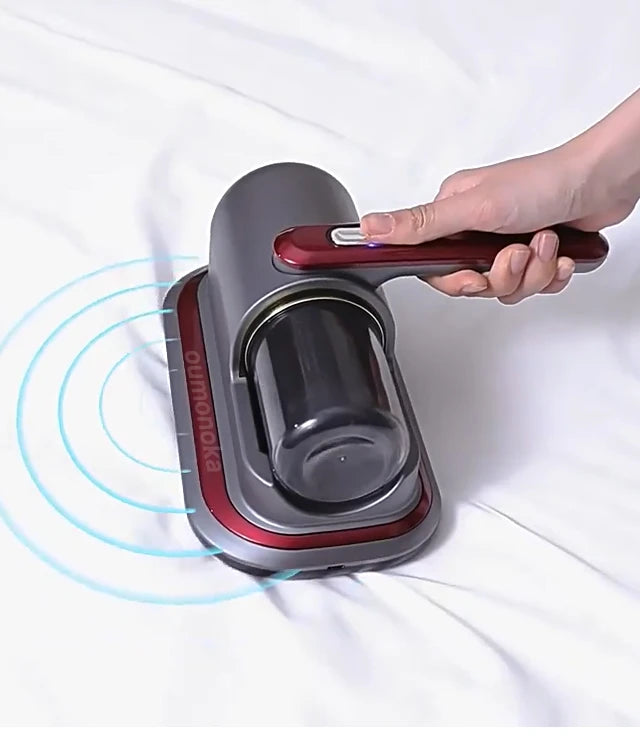 5-in-1 Great Suction Wireless Vacuum Mites Remover for Home Bedding Cleaner Cordless Handheld Machine Deep Robot Mites Cleaning