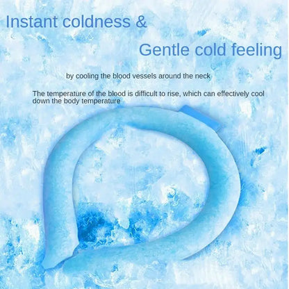 Summer Pcm Neck Cooling Wrap Protect Neck Cold Gel Ice Pack Gel Cool Neck