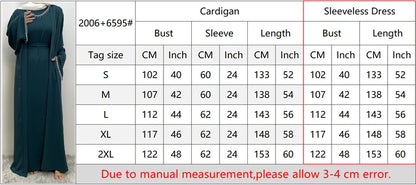 New Muslim Elegant Abaya Cuff Beading Islam Black Dress Dubai Long Woman Evening Robe Kaftan Moroccan Wedding Caftan Ramadan