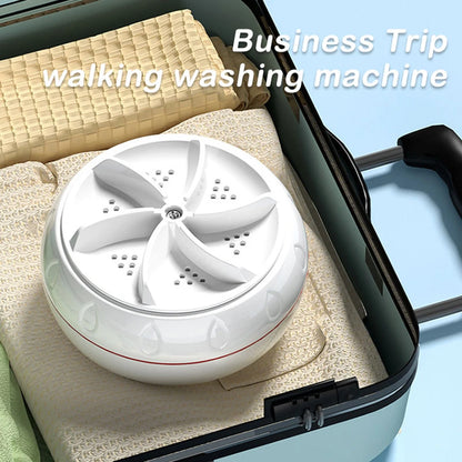 60W High Power Portable Mini Turbo Washing Machine Ultranicso Washer for Apartment Camping Travel Clothes Underwear Socks USB