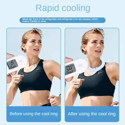 Summer Pcm Neck Cooling Wrap Protect Neck Cold Gel Ice Pack Gel Cool Neck