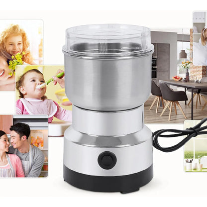 Multipurpose Electric Coffee Bean Grinding Tool Stainless Steel Milling Machine for Seeds Spices Herbs Nuts Coffee Grinder