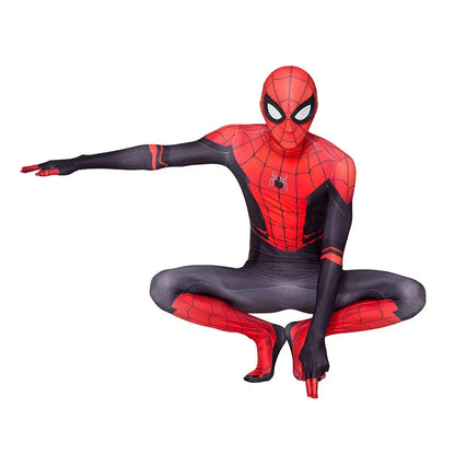 High Quality Superhero Spidermans Costume Bodysuit For Adult Spandex Zentai Halloween Party Cosplay Jumpsuit 3D Style